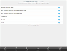 Tablet Screenshot of les-therapies-energetiques.com